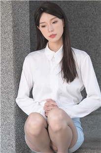 蓝色制服美女MJ3439