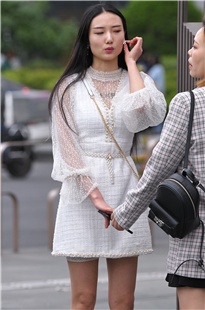 白裙凉鞋美腿3A3311[321M]