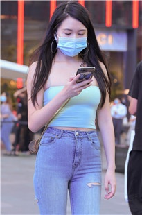 超紧牛仔裤小姐姐3A8255[862M]