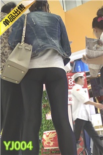 巨臀健美裤V内痕美女显骆驼趾YJ004[2.09G]