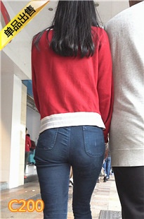 瘦弱宽臀蓝牛，只因男友太胖[447M] 编号：C200