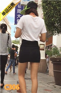 黑色超短裙宽臀小妹[225M] 编号：C306