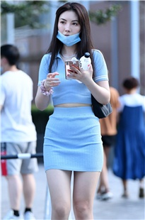 针织裹身裙美女MJ1709[399M]